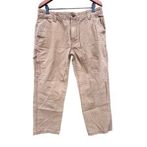 GH Bass Pants Mens Size 36 Brown Canvas Utility Workwear